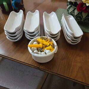 Corn-on-the-Cob Serving Dishes - Pfaltzgraff
